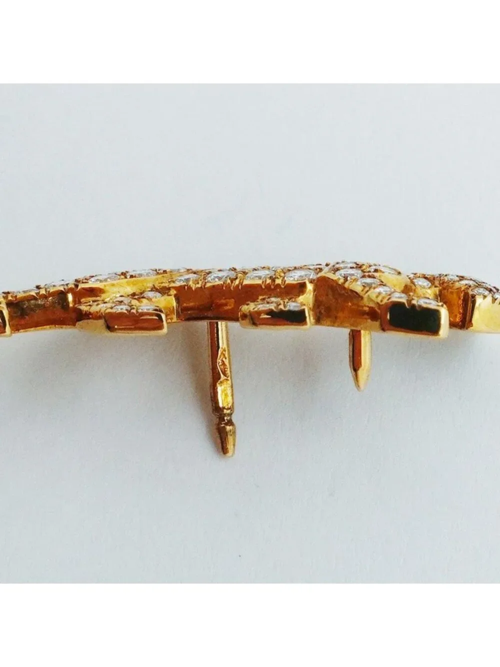 Cartier Pin Brooch Mahango Panthere 18K Yellow Gold Diamond